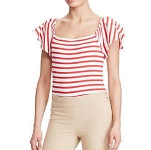 Ralph Lauren on/off shoulder top